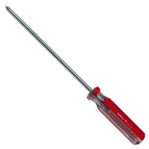 Wellforce 29412 #1 X 5mm X 6 inch, + Screwdriver Red Handle Chrome 