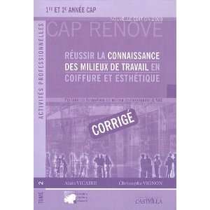   reussir conn. mil.trav coiff.est corr (9782713530357): Vicaire: Books