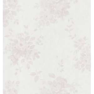   Vintage Legacy III Damask Rose Wallpaper, 20.5 Inch by 396 Inch, White