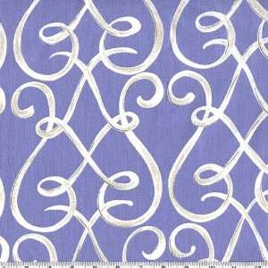  54 Wide P Kaufmann Curley Q Violet Periwinkle Fabric By 