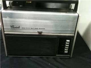 Vintage Cariole Solid State Multi Band Receiver Radio  