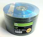 100 Pack HP Brand Blank Logo CD R CDR Disc Media 52X 80 Min 700MB