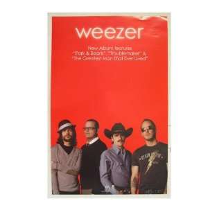  Weezer Poster Red Double Sided: Everything Else