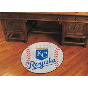  Kansas City Royals Baseball Shaped Area Rug Welcome/Door 