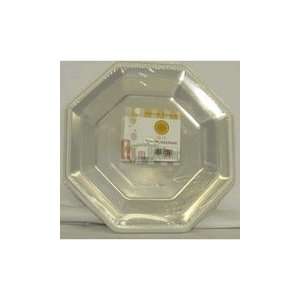  20 ct Plastic Octagon Clear 11 Plates Wedding Party: Home 