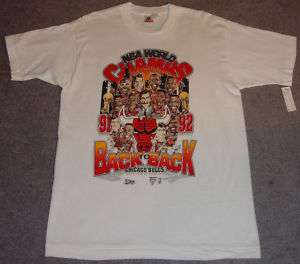   CHICAGO BULLS T Shirt Michael Jordan 1991 Large Scottie Pippen Paxon