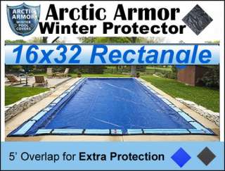 16x32 In Ground Winter Pool Cover by Arctic Armor 8YR  