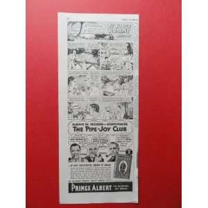 Pringe Albert Pipe tobacco,1938 print advertisement (OlJudge Robbins 