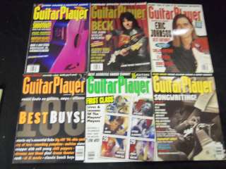   GUITAR PLAYER MAGAZINE LOT OF 9 ISSUES   MUSIC MAGAZINES   L287  