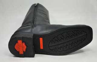   Iroquois Skull Badge Black Leather Boots Men Size 91311  