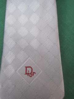  tie grey silk has labels never worn lovely color will match anything 