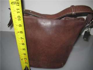 COACH Signature Handbag NO G2J  9186 BROWN LEATHER HOBO BAG  