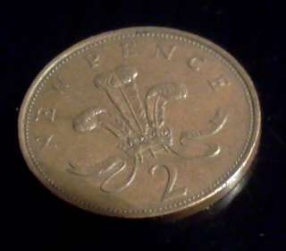 Great Britain 2 New Pence 1971 coin QEII ♕ See these pics   