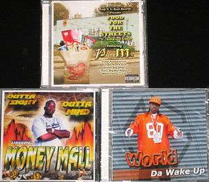 NAPTOWN RAP CDS   MONEY MALL, PRENY MO, WORLD    SHORTY MAC, KEYLO 