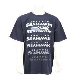  Seattle Seahawks Repeat NFL T Shirt  Large: Sports 