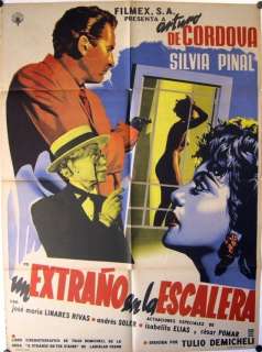 973 Un Extraño en la Escalera, original Mexican Poster  
