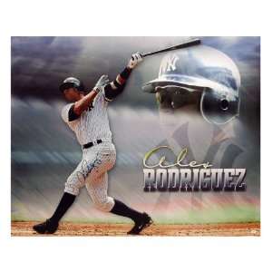  Alex Rodriguez Signed Canvas: Sports & Outdoors