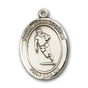  Sterling Silver St. Christopher Medal: Jewelry