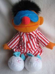 Muppets Sesame Street Sing And Snore Ernie Tyco Plush Doll Singing 