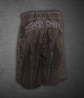 DARK ANGEL Authentic SILVER STAR Fight Trunks Shorts  