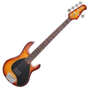   Music Man RAY35 HB Bass (5 String, Honey Burst): Musical Instruments