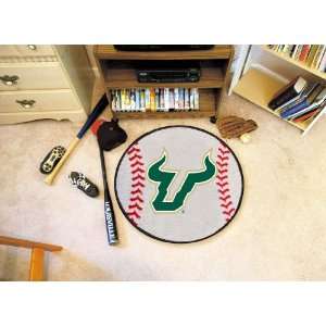   South Florida Bulls Chromo Jet Printed Baseball Rug: Home & Kitchen
