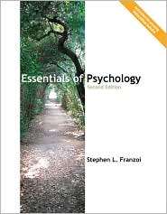 Essentials of Psychology, (1592602312), Stephen Franzoi, Textbooks 
