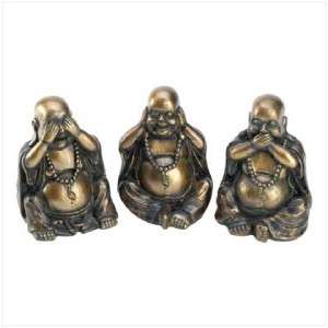 See Hear Speak No Evil BUDAI/ Laughing BUDDHA Statues  
