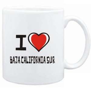    Mug White I love Baja California Sur  Cities: Sports & Outdoors