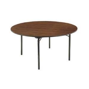  6000 Series 60 Round Folding Table Color: Walnut: Office 