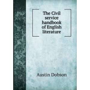   handbook of English literature Austin Dobson  Books