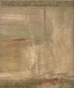 Wallpaper Border Sage, Brown & Taupe Modern Abstract  