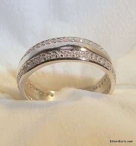 Mens Engagement Eternity Wedding Band Ring  