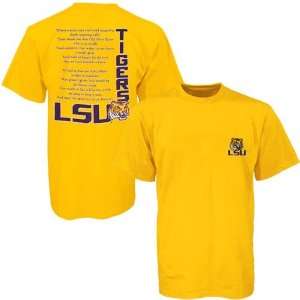  LSU Tigers Alma Mater T shirt: Sports & Outdoors