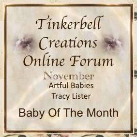 Baby Shelby wonBaby of the Month on Tinkerbell Forum in November 2009