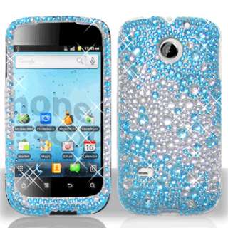 FULL SILVER ICE BLING CASE + LCD Huawei M865 Ascend II  