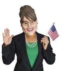Adult Std. Sarah Palin Mask   Political Costume Accesso  
