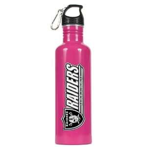   Oakland Raiders NFL 26oz Pink Aluminum Water Bottle