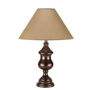  Traditional Metal Rust Finish Table Lamp