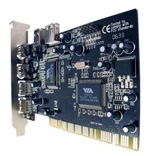 Syba SD COMBO 02 3 Firewire 1394a+3 USB 2.0+Header Ports PCI Card For 