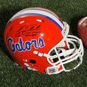 Riddell Florida Gators #15 Tim Tebow Autographed Orange Authentic Full 