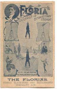 Acrobat Postcard 1910 UK United Kingdom Sports Floria  