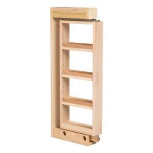  Pull Out Wood Wall Filler Cabinet Organizer   6 x 30 