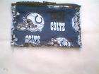 Fabric rag quilt coin purse NFL Indianapolis Colts