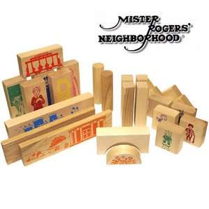  Mr. Rogers Neighborhood Classic 26 Block Set Toys & Games