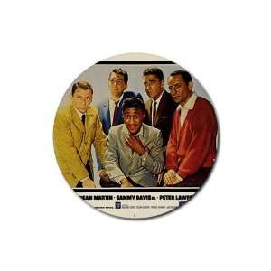  Rat pack oceans 11 Round Rubber Coaster set 4 pack Great 
