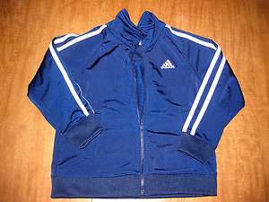 ADIDAS logo jogging suit jacket youth med retro polyester athletic 