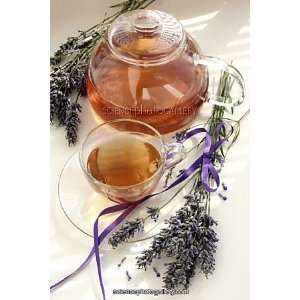 Herbal tea and lavender Framed Prints