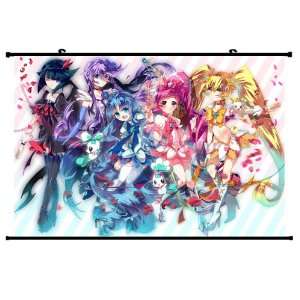 Pretty Cure Anime Wall Scroll Poster (35*24)support Customized 