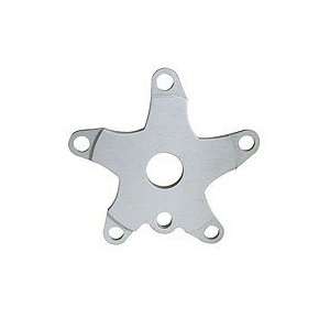  ACTION CHAINRING SPIDER CURB DOG SILVER CNC 5MM: Sports 